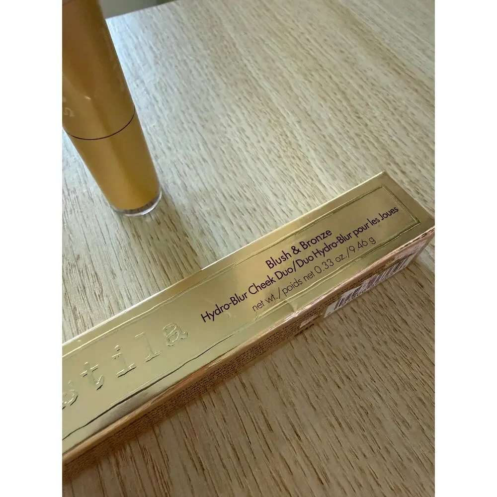 $32 New Stila Blush & Bronze Hydro-Blur Cheek Duo - Apricot & Golden